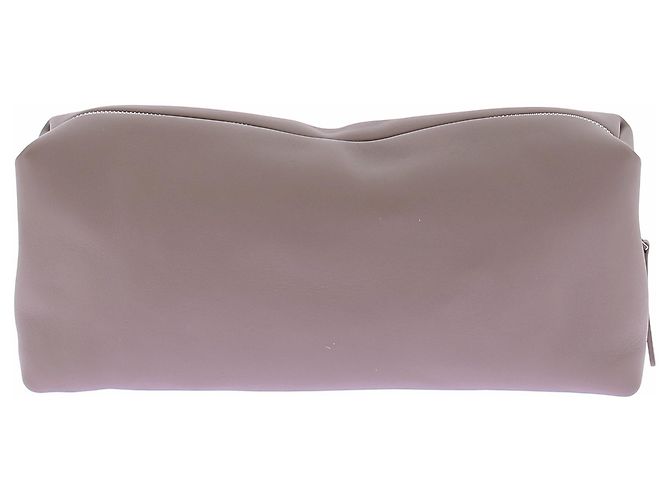 Autre Marque Clutch KATT FORE em couro marrom - vista 3