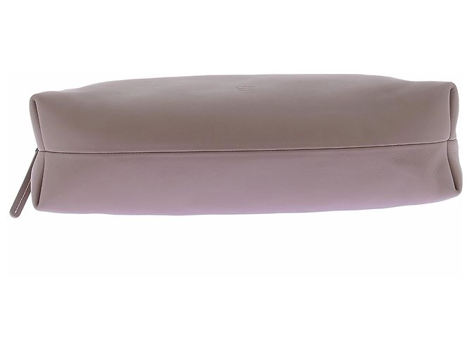 Autre Marque Clutch KATT FORE em couro marrom - vista 6