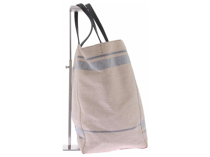 Cabas Céline Canvas Tote Bag Beige - Ansicht 4