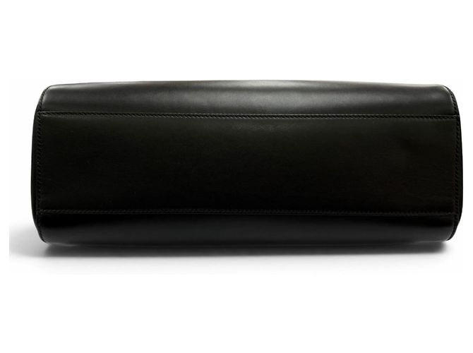 Bamboo Gucci Nymphaea Medium Schultertasche aus Leder mit Bambus und Eco-Perlen Schwarz - Ansicht 6
