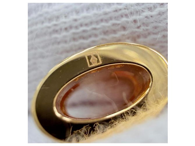 Hermès HERMES Pop H Mini Ohrringe Schwarz Golden - Ansicht 6