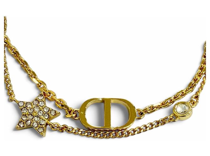 Pulsera de dijes de oro Christian Dior Dorado - vista 2