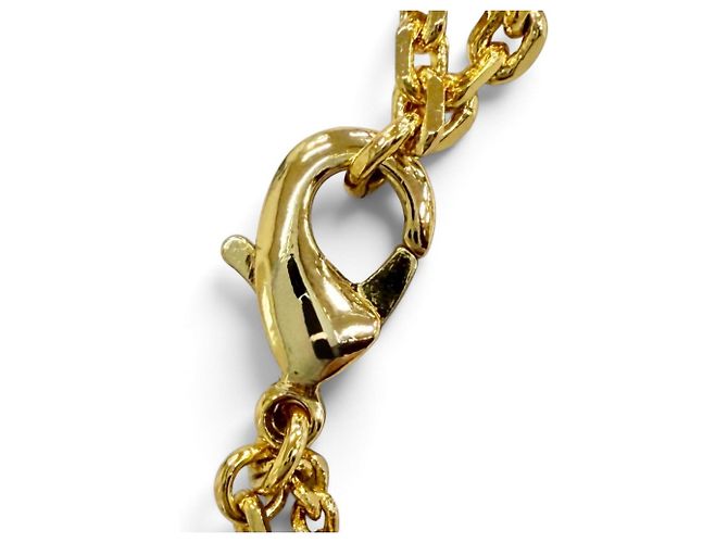 Pulsera de dijes de oro Christian Dior Dorado - vista 4