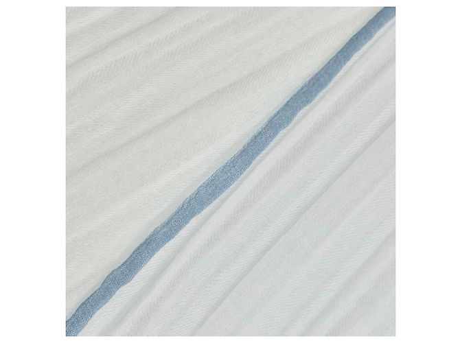 Hermès Xale de Algodão Hermes Naoshima Branco - vista 5