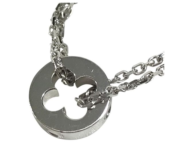 Pulseira de Berloques Louis Vuitton em Ouro Branco 18K Prata - vista 2