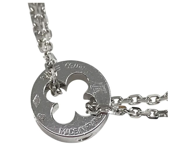 Pulseira de Berloques Louis Vuitton em Ouro Branco 18K Prata - vista 3