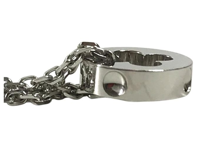 Pulseira de Berloques Louis Vuitton em Ouro Branco 18K Prata - vista 6