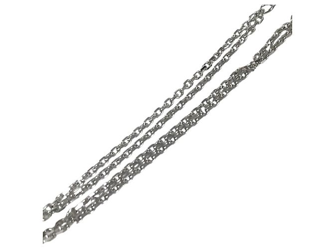 Pulseira de Berloques Louis Vuitton em Ouro Branco 18K Prata - vista 9