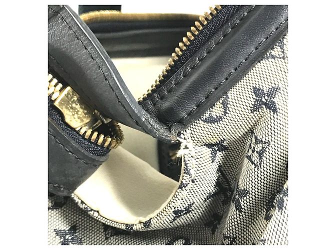 Bolso Louis Vuitton M92211 Monogram Mini Josephine GM Azul marino - vista 14