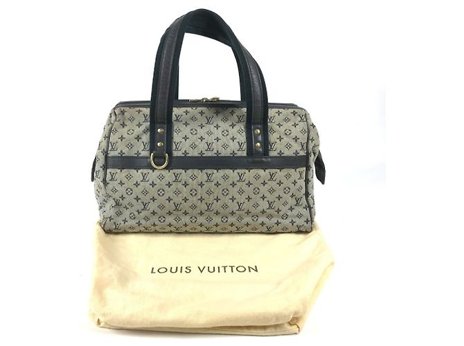 Bolso Louis Vuitton M92211 Monogram Mini Josephine GM Azul marino - vista 17