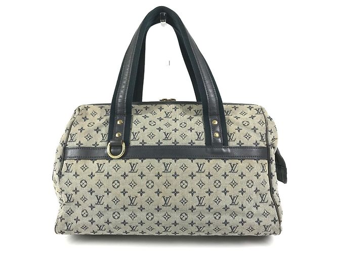Bolso Louis Vuitton M92211 Monogram Mini Josephine GM Azul marino - vista 2