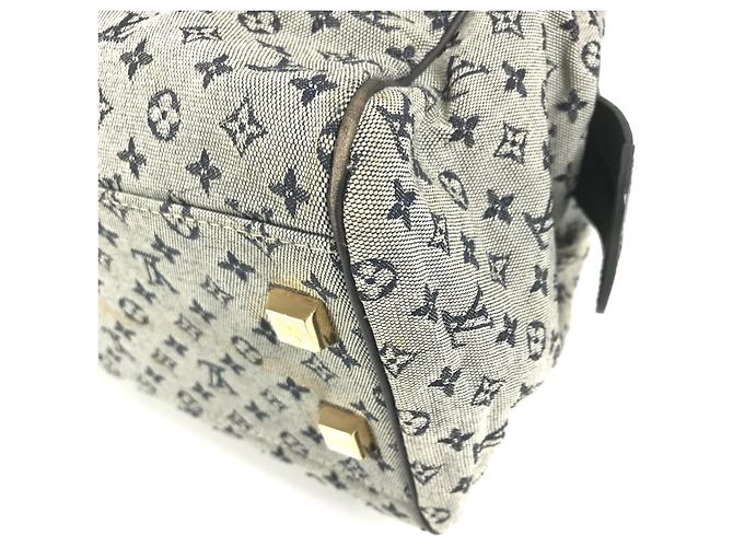 Bolso Louis Vuitton M92211 Monogram Mini Josephine GM Azul marino - vista 6