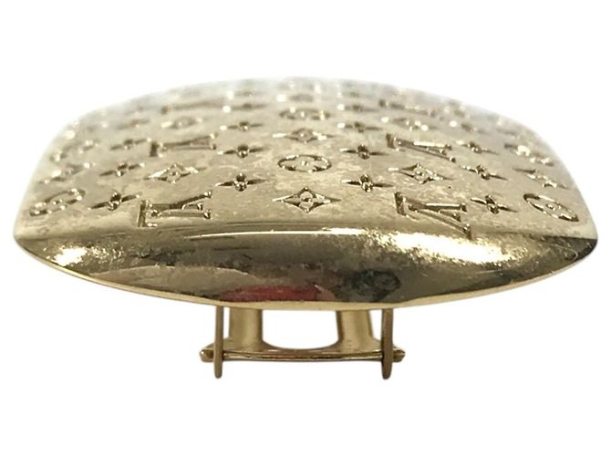 Louis Vuitton Monogram Nanogram Haarspange Golden - Ansicht 3