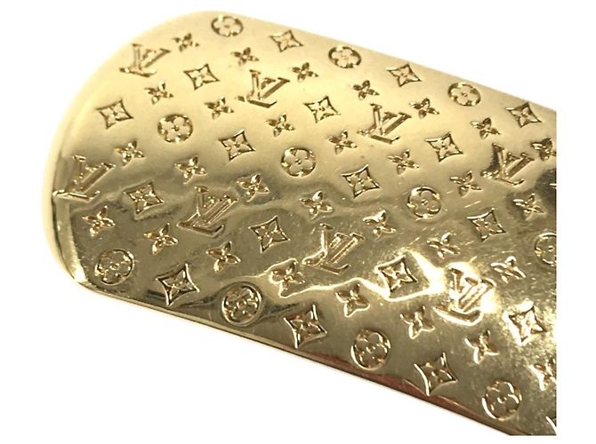 Louis Vuitton Monogram Nanogram Haarspange Golden - Ansicht 7