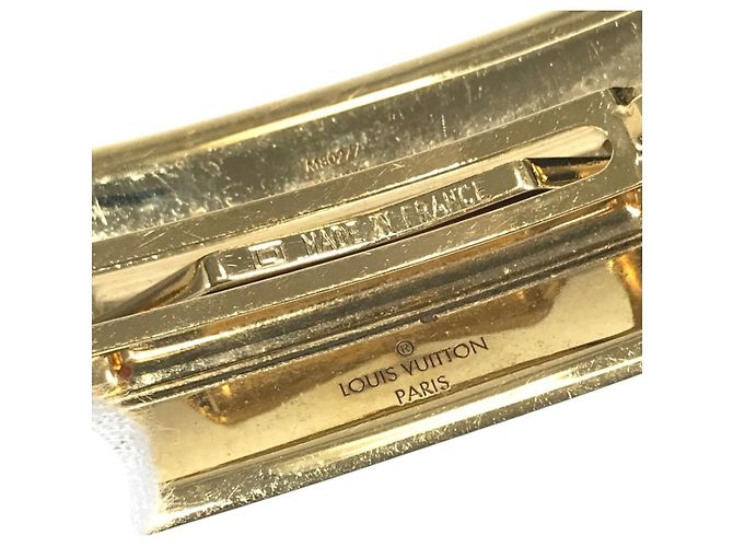 Louis Vuitton Monogram Nanogram Haarspange Golden - Ansicht 9