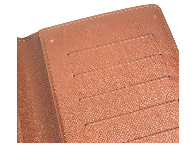 Portafoglio Long Bill Monogram Louis Vuitton Marrone - vista 12