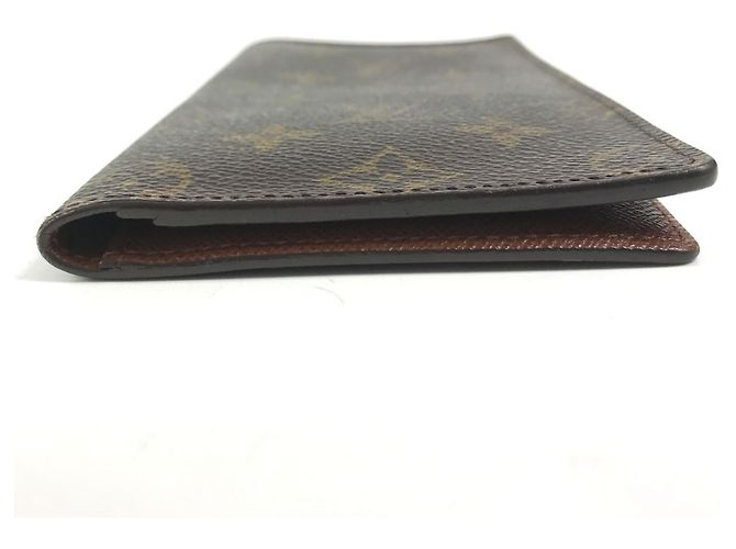 Portafoglio Long Bill Monogram Louis Vuitton Marrone - vista 3