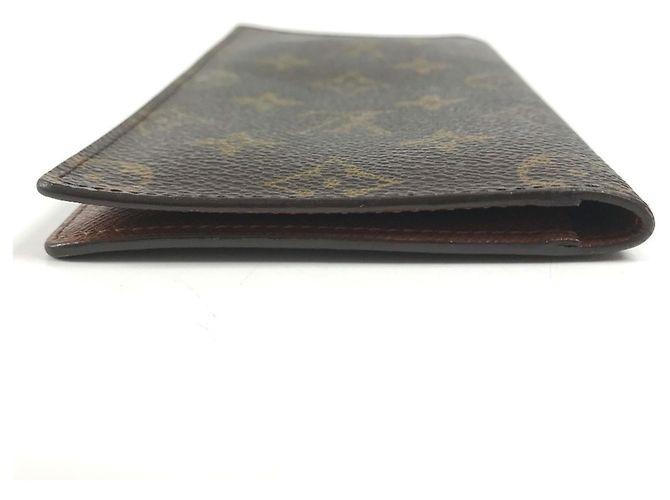 Portafoglio Long Bill Monogram Louis Vuitton Marrone - vista 4