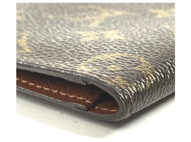 Portafoglio Long Bill Monogram Louis Vuitton Marrone - vista 7