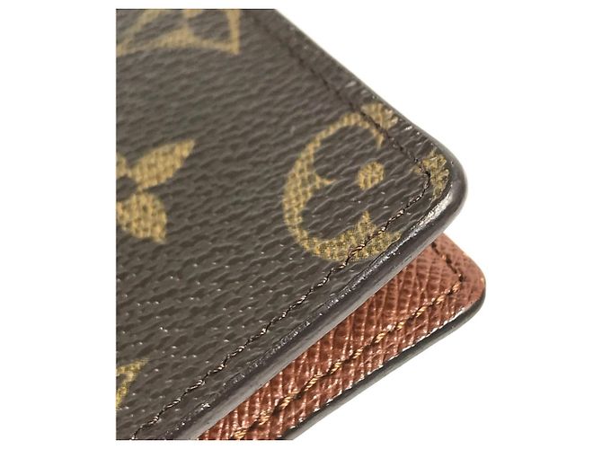 Portafoglio Long Bill Monogram Louis Vuitton Marrone - vista 8