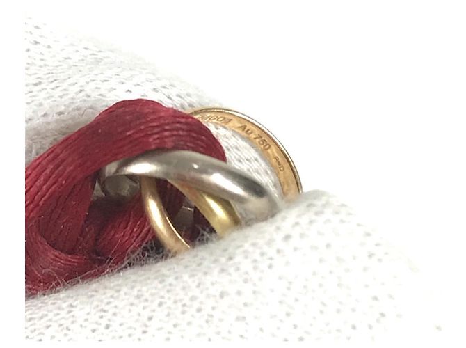Bracciale Rigido Cartier Trinity in Oro 18K Rosso - vista 11