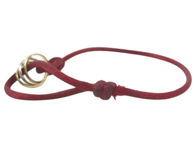 Bracciale Rigido Cartier Trinity in Oro 18K Rosso - vista 4