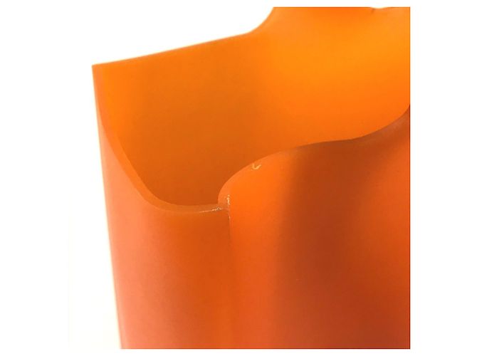 Chanel Strandtasche aus orangefarbenem Gummi - Ansicht 15