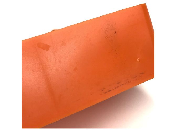 Chanel Strandtasche aus orangefarbenem Gummi - Ansicht 16