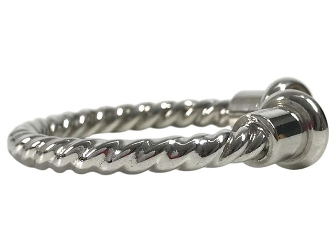 Bulgari Portachiavi Bvlgari Silver 925 Twist Argento - vista 5