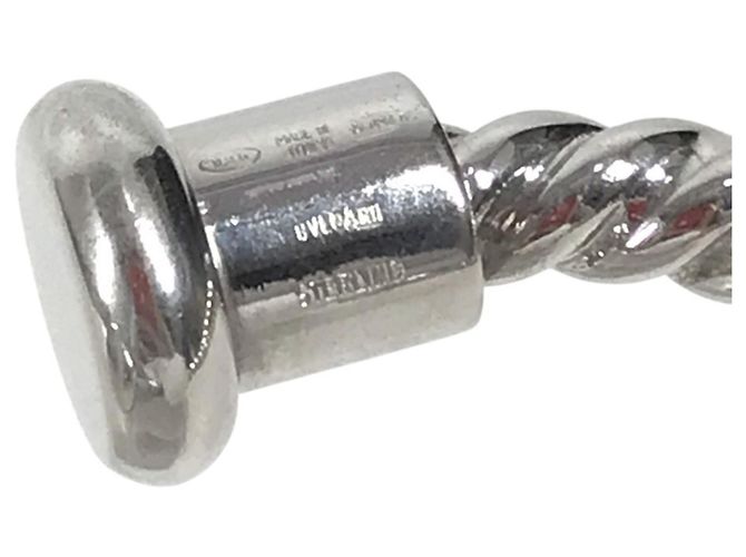 Bulgari Portachiavi Bvlgari Silver 925 Twist Argento - vista 7