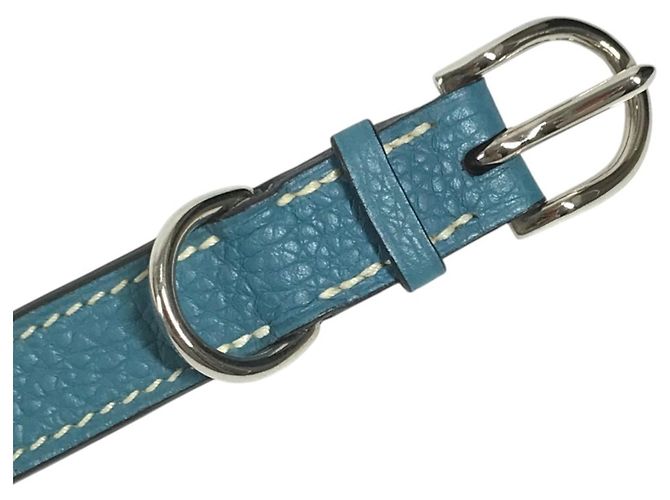 Hermès Collar para perros Hermes Kelly Plata Azul - vista 11