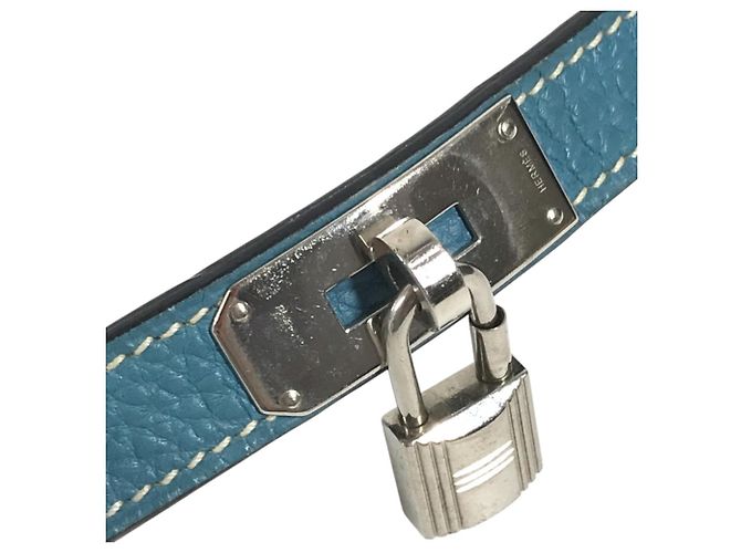 Hermès Collar para perros Hermes Kelly Plata Azul - vista 12
