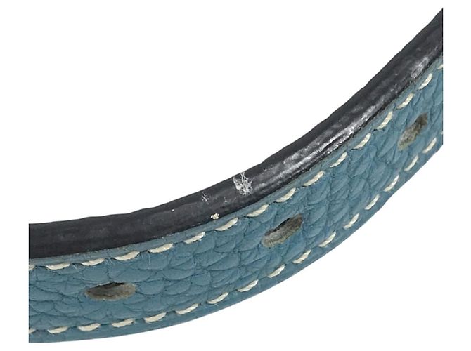 Hermès Collar para perros Hermes Kelly Plata Azul - vista 15