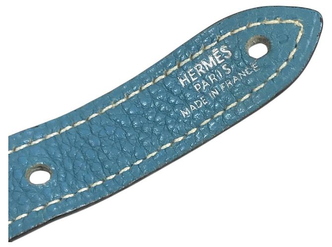 Hermès Collar para perros Hermes Kelly Plata Azul - vista 9