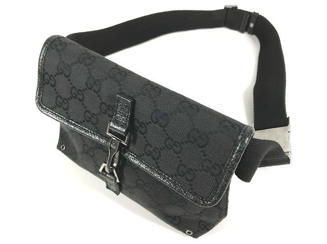 Borsa Cintura Gucci 92543 Logo GG Jackie Nero - vista 3