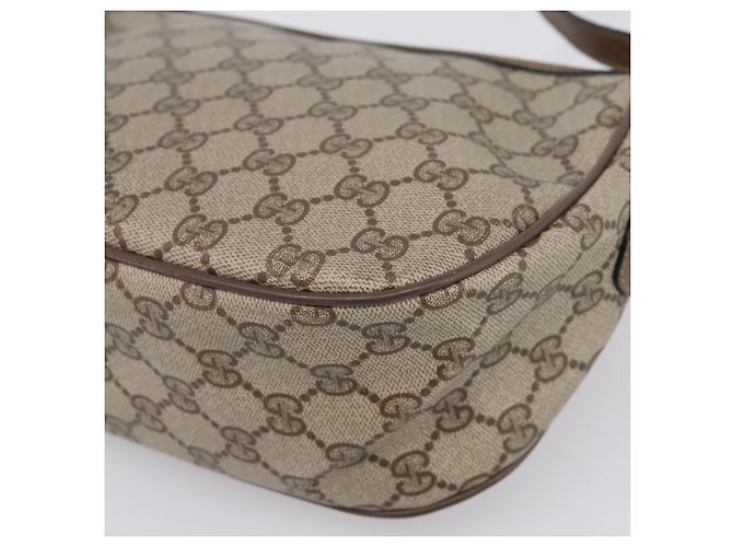 GUCCI GG Supreme Web Sherry Line Bag PVC Beige Gold 89 02 032 - vista 16