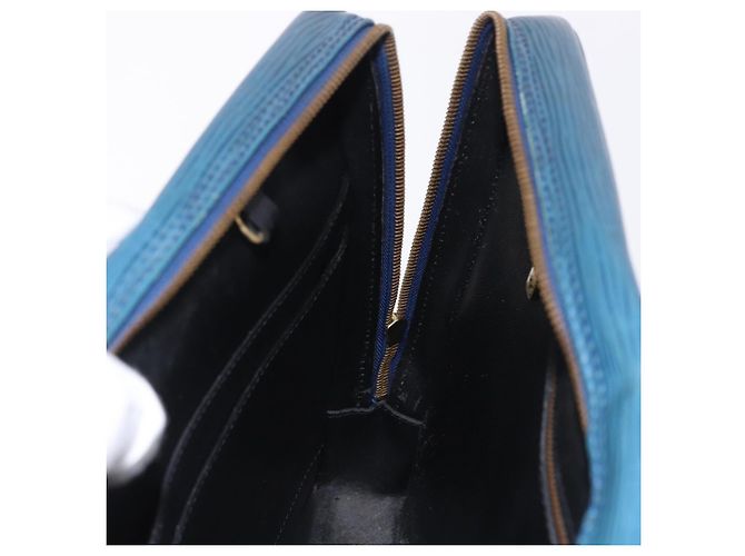 LOUIS VUITTON Epi Porte Documents Voyage Business Bag Blue M54475 LV - vista 21