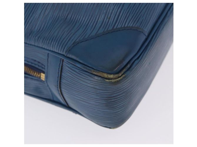 LOUIS VUITTON Epi Porte Documents Voyage Business Bag Blue M54475 LV - vista 9