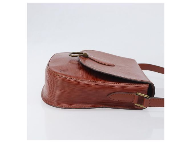 LOUIS VUITTON Epi Saint Cloud GM Shoulder Bag Brown M52193 LV - vista 3