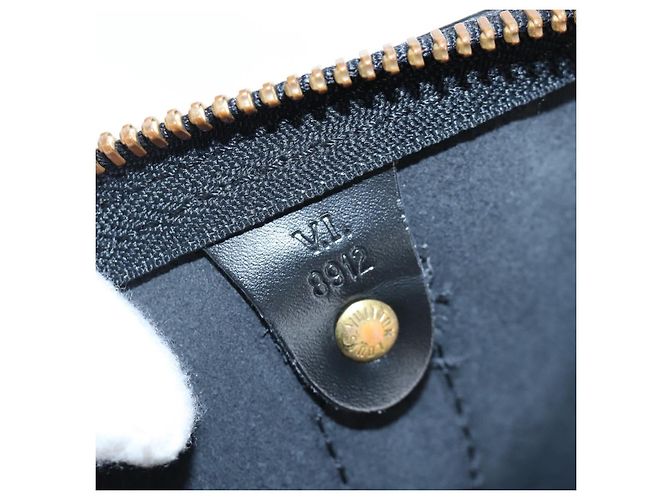 LOUIS VUITTON Epi Keepall 45 Boston Bag Black M42972 LV - vista 11