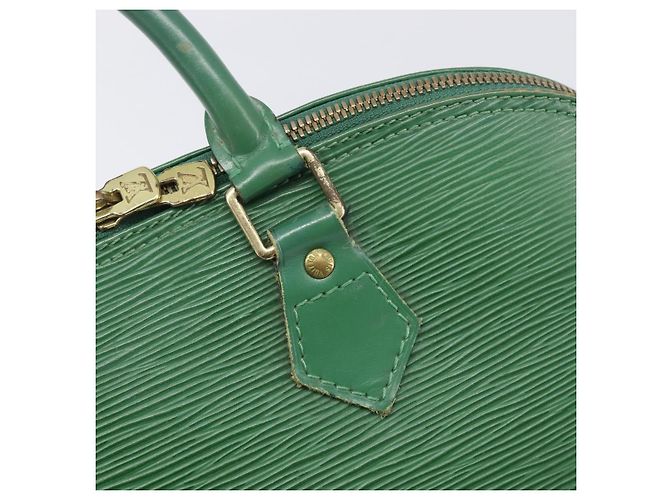 LOUIS VUITTON Epi Alma Hand Bag Borneo Green M52144 LV - vista 10