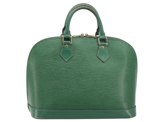 LOUIS VUITTON Epi Alma Hand Bag Borneo Green M52144 LV - vista 13