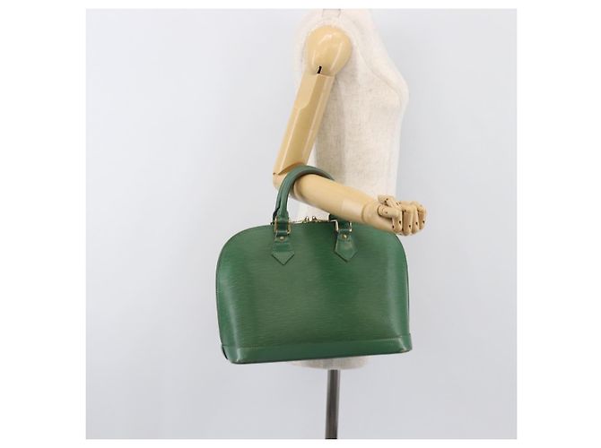 LOUIS VUITTON Epi Alma Hand Bag Borneo Green M52144 LV - vista 21