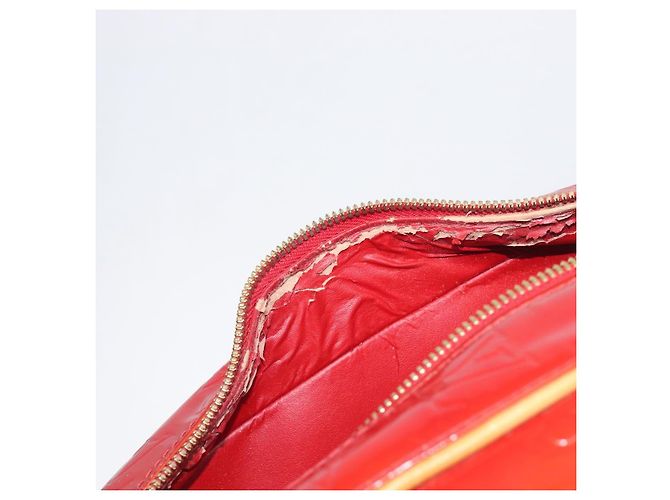 LOUIS VUITTON Monogram Vernis Sutton Hand Bag Red Rouge M91080 LV - vista 20