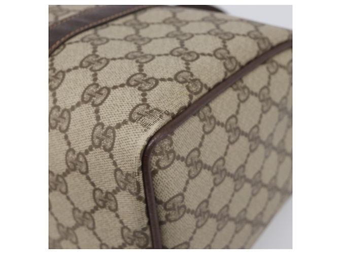 GUCCI GG Supreme Web Sherry Line Hand Bag PVC Beige Gold 40 02 007 - vista 9