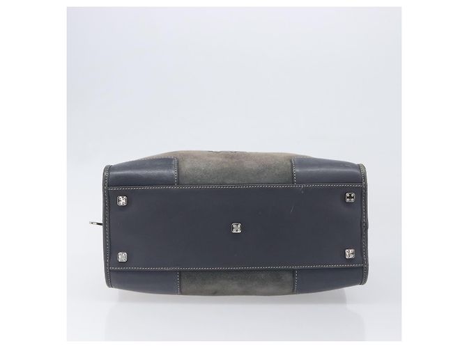 LOEWE Americana 28 Hand Bag Suede Gray Silver - vista 5