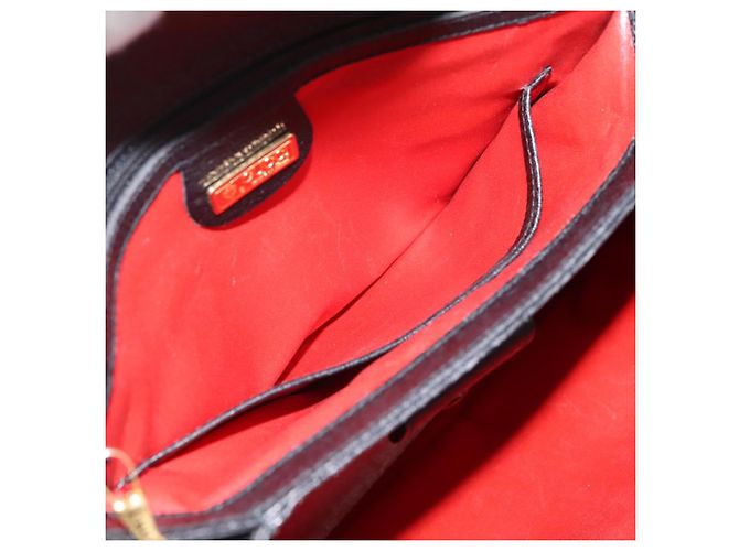 GUCCI Bolsa de mão em couro preto e dourado 000 406 1080 - vista 22