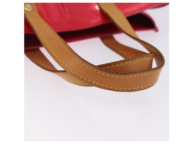 LOUIS VUITTON Monogram Vernis Reade PM Hand Bag Fuchsia Pink M91221 - vista 10