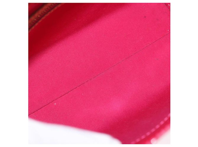 LOUIS VUITTON Monogram Vernis Reade PM Hand Bag Fuchsia Pink M91221 - vista 11