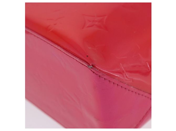 LOUIS VUITTON Monogram Vernis Reade PM Hand Bag Fuchsia Pink M91221 - vista 16